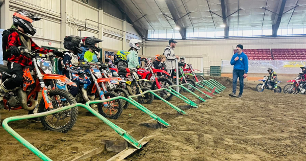 Last chance to sign up to train at Arenacross with Dirt Bike Safety Training, LLC!